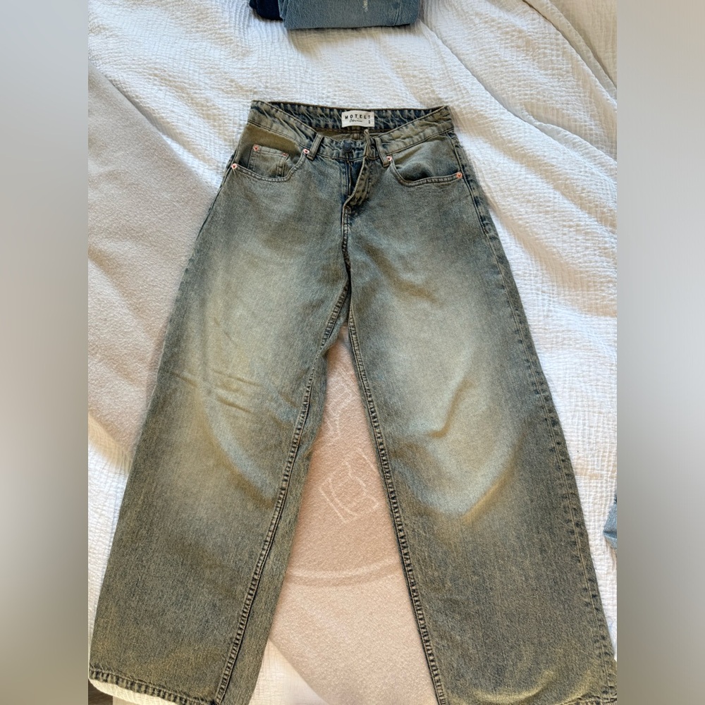motel rocks acid wash baggy jeans